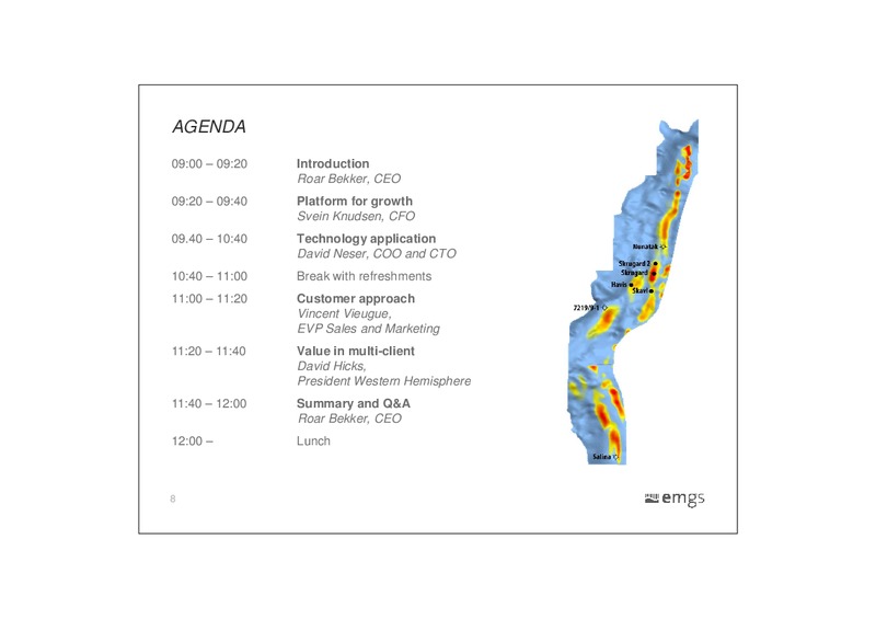 CAPITAL MARKETS DAY – Electromagnetic Geoservices – slide 8