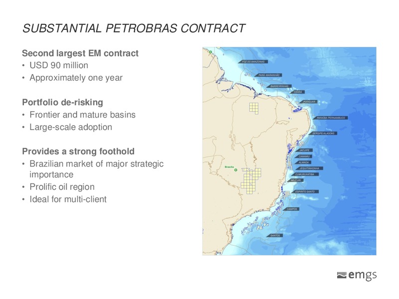 PARETO SECURITIES OIL AND OFFSHORE CONFERENCE – Electromagnetic Geoservices – slide 5