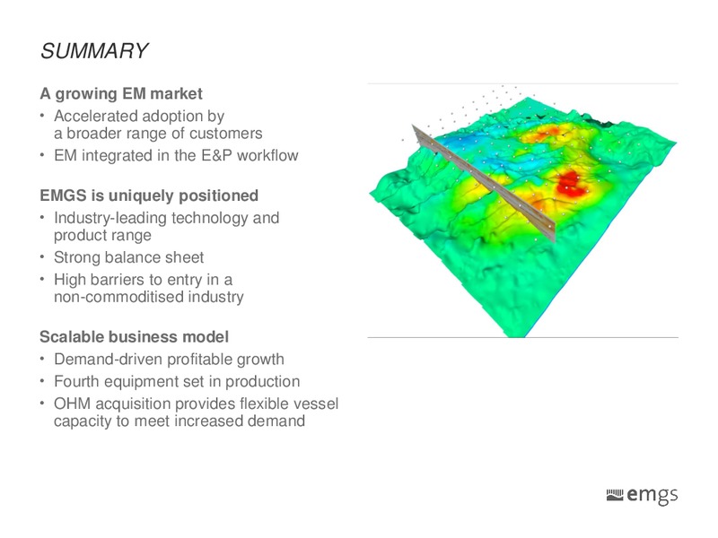 PARETO SECURITIES OIL AND OFFSHORE CONFERENCE – Electromagnetic Geoservices – slide 12