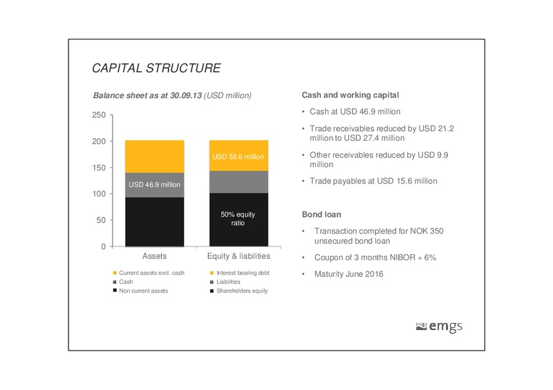 Q3 2013 RESULTS – Electromagnetic Geoservices – slide 6