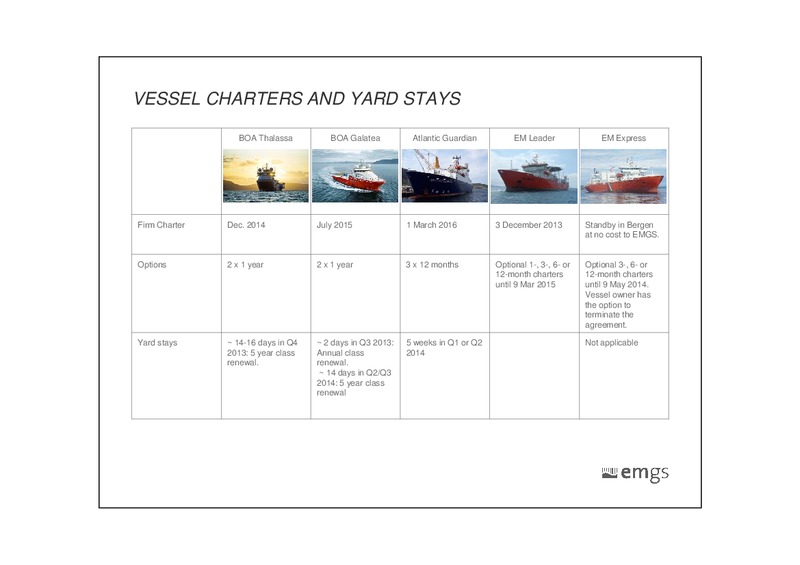 Q3 2013 RESULTS – Electromagnetic Geoservices – slide 18