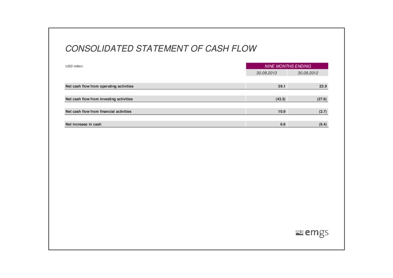 Q3 2013 RESULTS – Electromagnetic Geoservices – slide 21