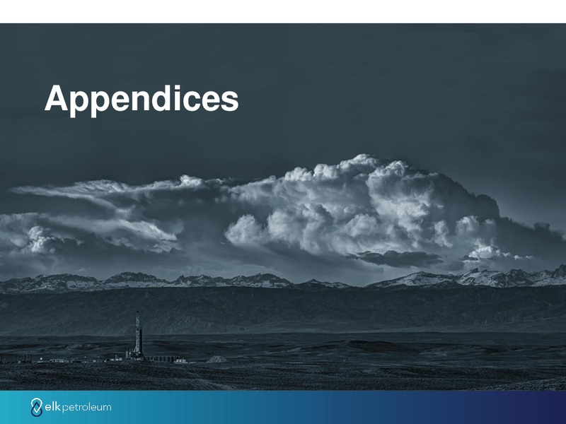 Enercom Dallas 2018 – Elk Petroleum Limited – slide 19