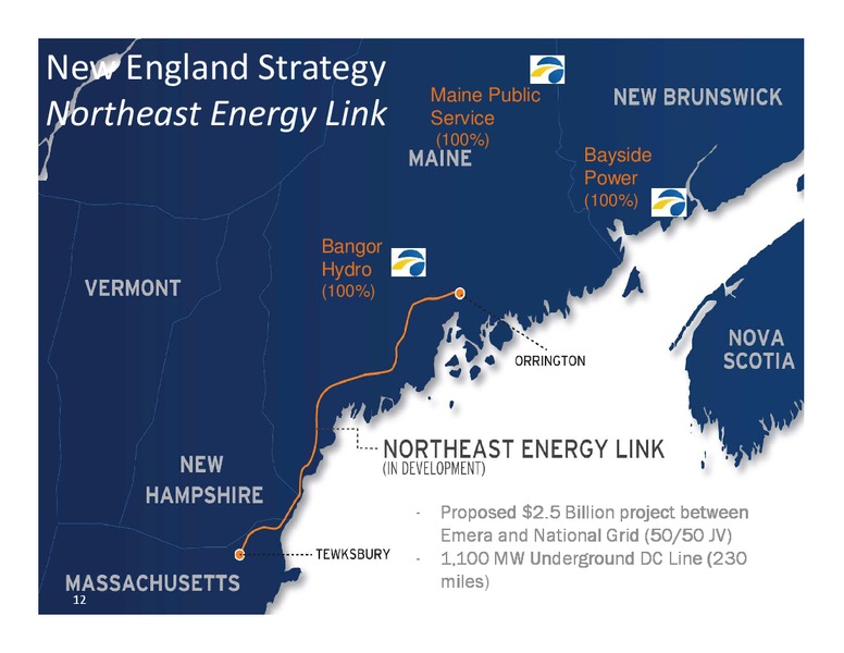 INVESTOR PRESENTATION – Emera – slide 11