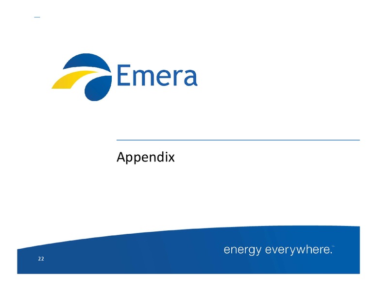 INVESTOR PRESENTATION – Emera – slide 21