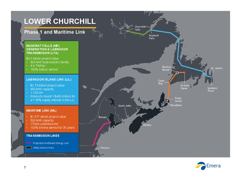 JULY 2015 INVESTOR PRESENTATION – Emera – slide 7