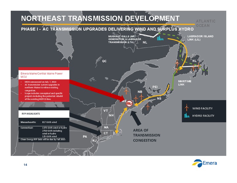 JULY 2015 INVESTOR PRESENTATION – Emera – slide 14