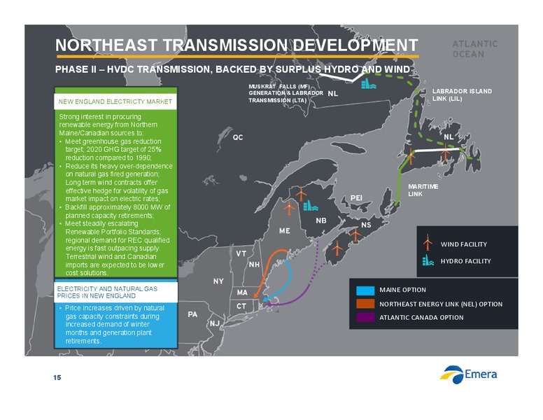 JULY 2015 INVESTOR PRESENTATION – Emera – slide 15