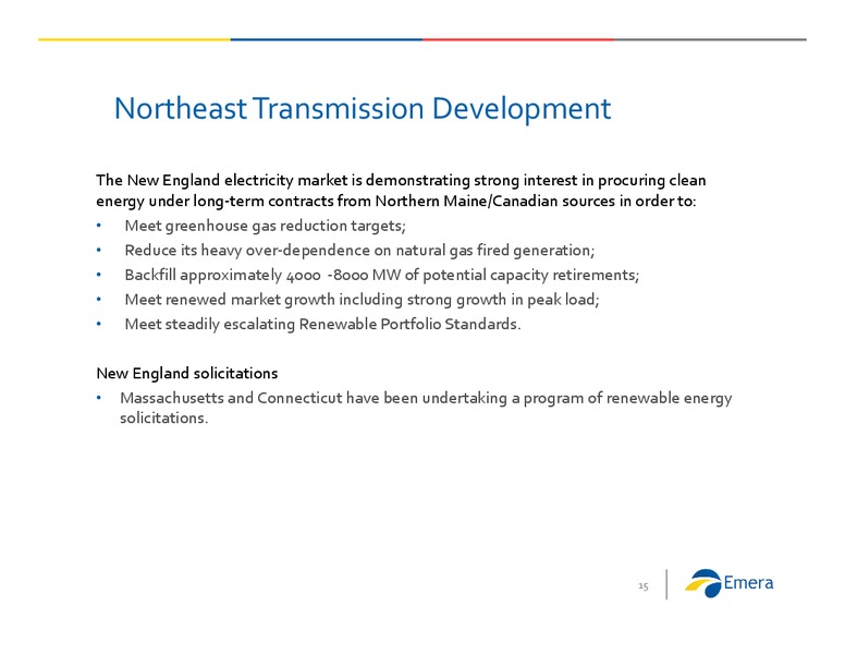 Investor Presentation – Emera – slide 14