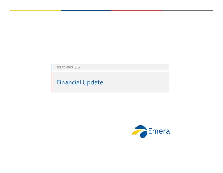 Investor Presentation – Emera – slide 22