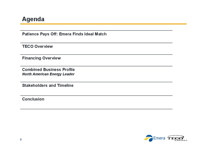 Emera to Acquire TECO Energy Building – Emera – slide 2