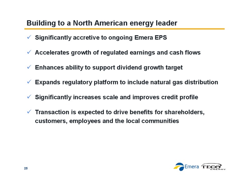 Emera to Acquire TECO Energy Building – Emera – slide 24