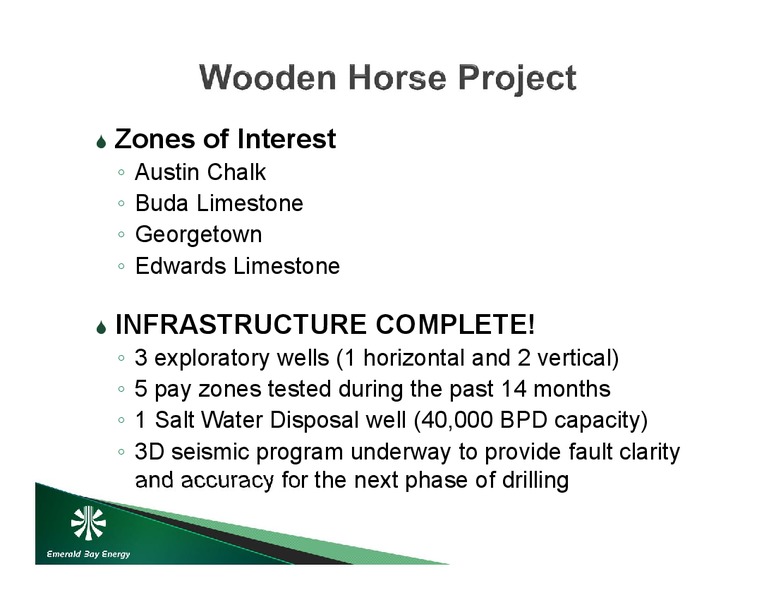 June 2015 Investor Presentation – Emerald Bay Energy Inc. – slide 16