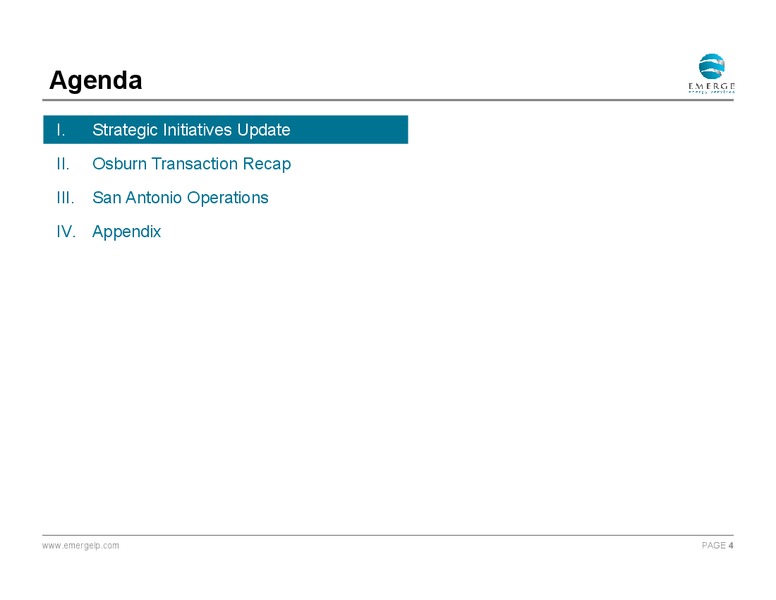 May 2017 Analyst and Investor Day – Emerge Energy Services Lp – slide 3