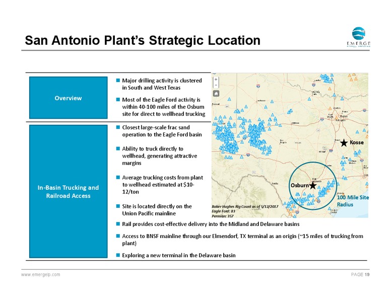 June 2017 Investor Presentation – Emerge Energy Services Lp – slide 18