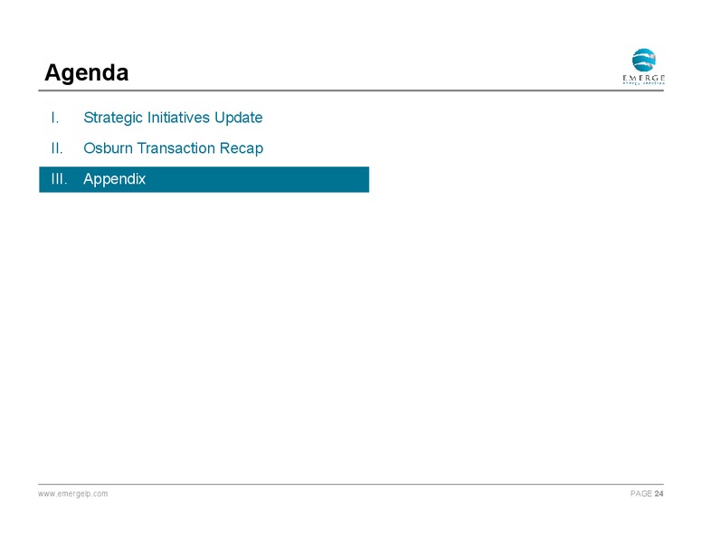 June 2017 Investor Presentation – Emerge Energy Services Lp – slide 23
