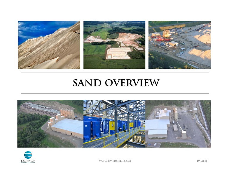 AUGUST 2013 INVESTOR PRESENTATION – Emerge Energy Services Lp – slide 7