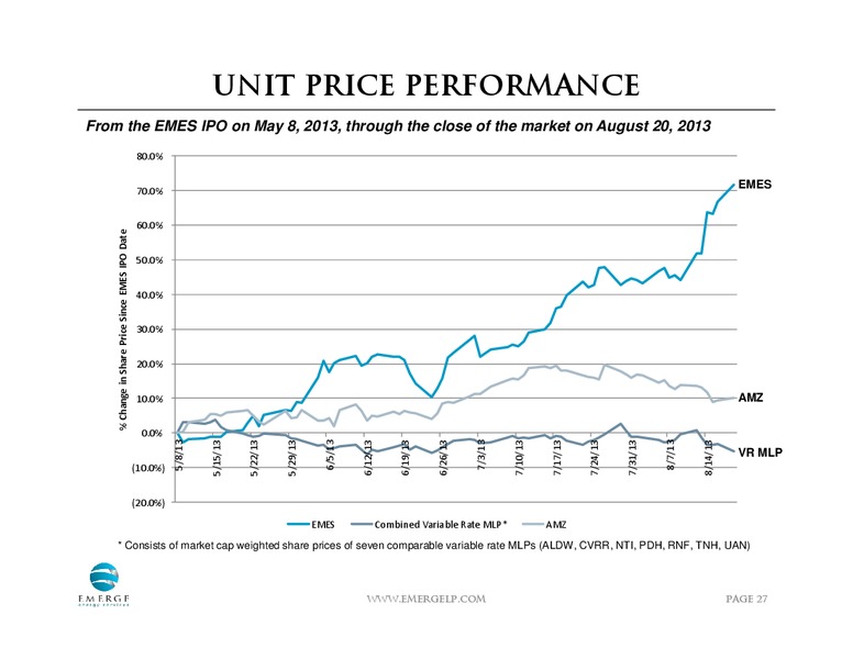 AUGUST 2013 INVESTOR PRESENTATION – Emerge Energy Services Lp – slide 24