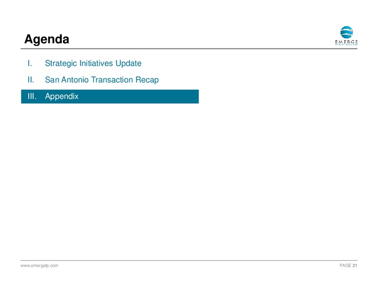 2Q 2017 Earnings Update – Emerge Energy Services Lp – slide 20