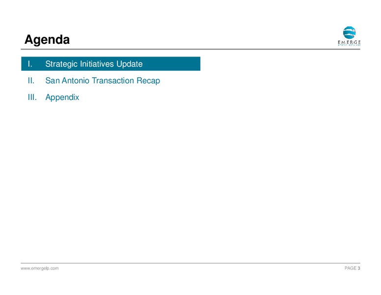 August 2017 Investor Presentation – Emerge Energy Services Lp – slide 2