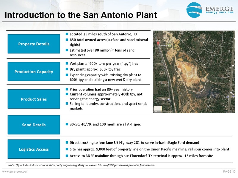 November 2017 Corporate Presentation – Emerge Energy Services Lp – slide 12
