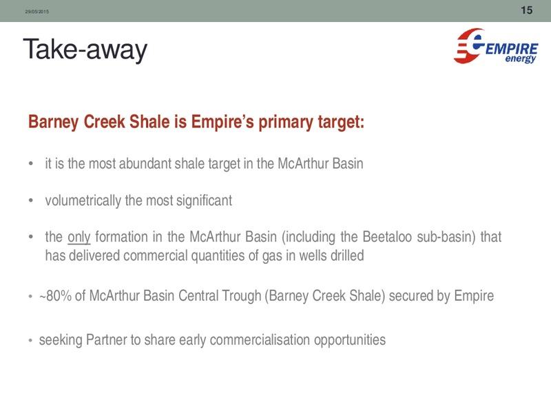 May 2015 Annual General Meeting – Empire Energy Ep – slide 14