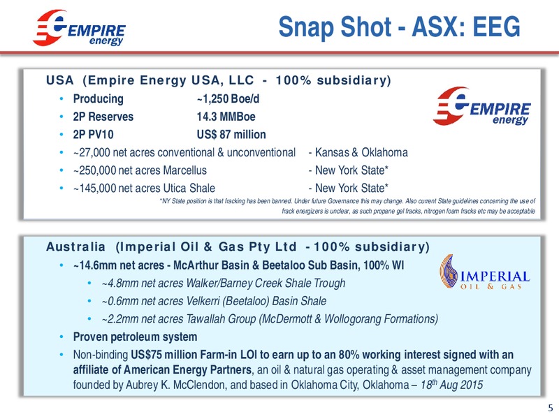 SEAAOC Conference – Empire Energy Ep – slide 4
