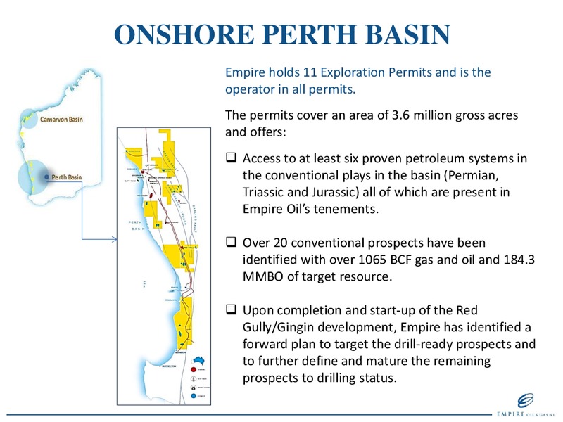 RIU GOOD OIL CONFERENCE – Empire Oil and Gas – slide 23
