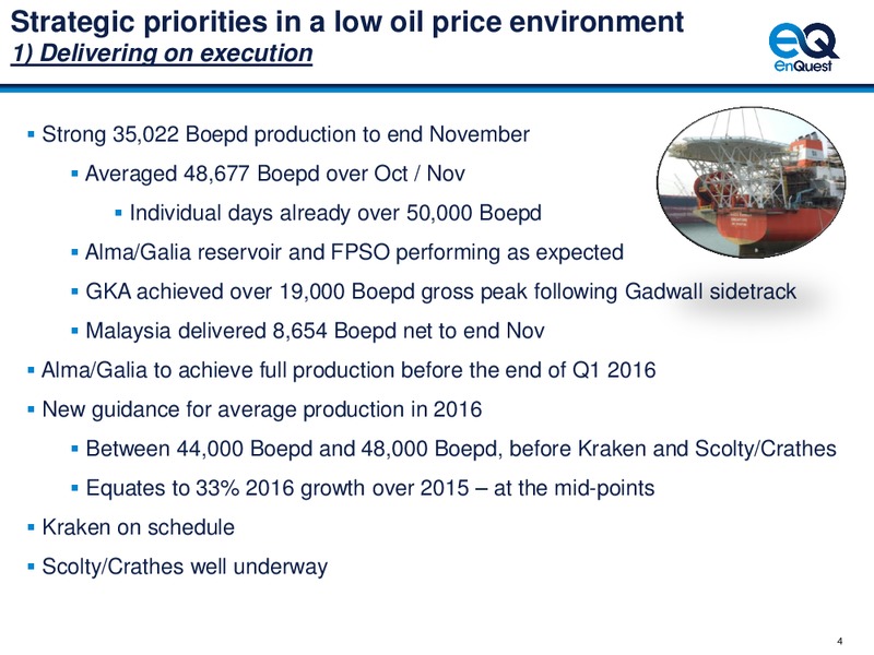 Capital Markets Day – EnQuest PLC – slide 5