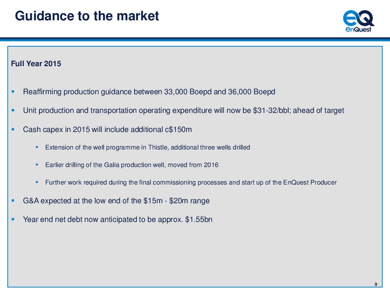 Capital Markets Day – EnQuest PLC – slide 10