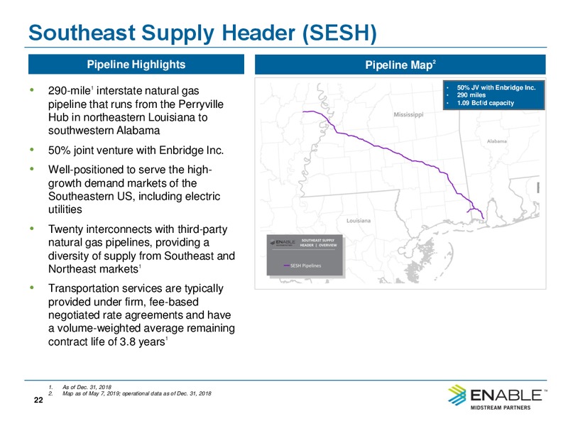 2Q 2019 Investor Presentation – Enable Midstream Partners Lp – slide 20
