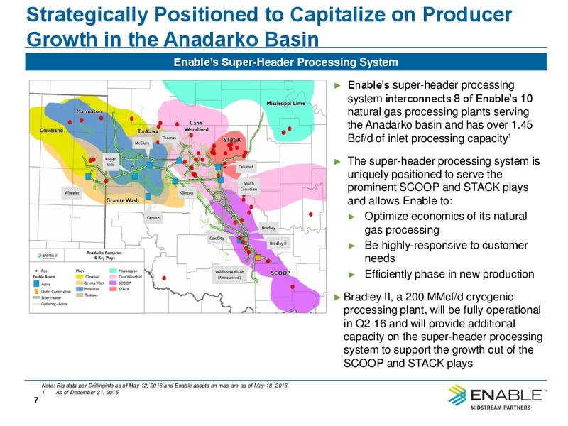 MLPA 2016 Investor Conference – Enable Midstream Partners Lp – slide 5