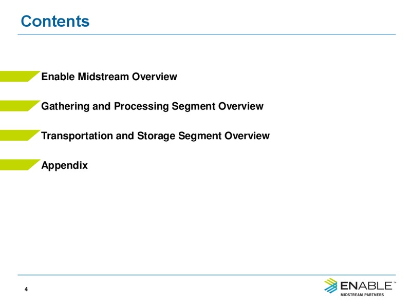 3Q 2019 Investor Update – Enable Midstream Partners Lp – slide 2