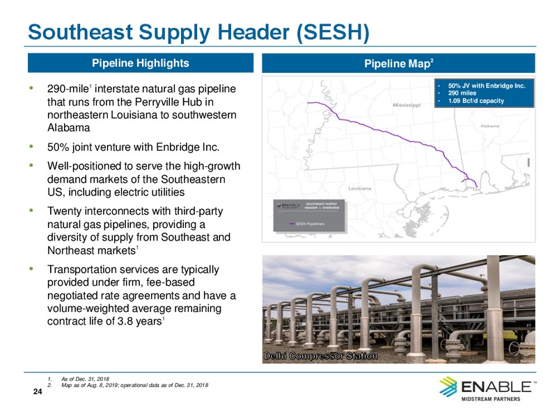 3Q 2019 Investor Presentation – Enable Midstream Partners Lp – slide 22