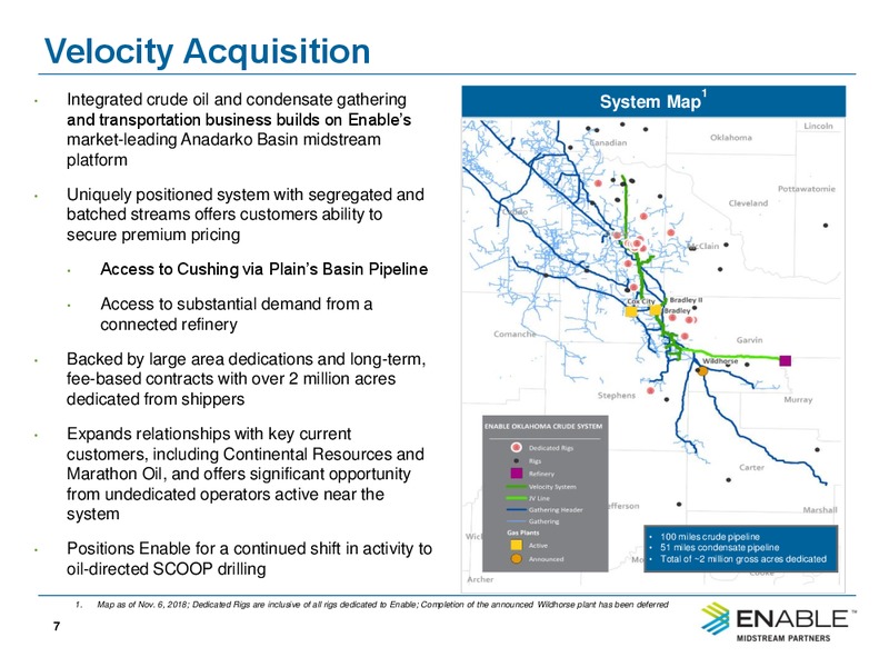 3Q 2018 Earnings – Enable Midstream Partners Lp – slide 5