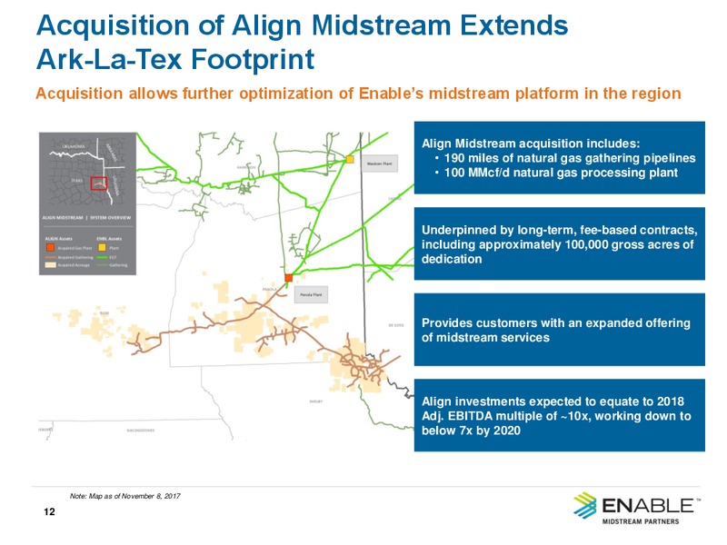 Q4 2017 Investor Presentation – Enable Midstream Partners Lp – slide 10