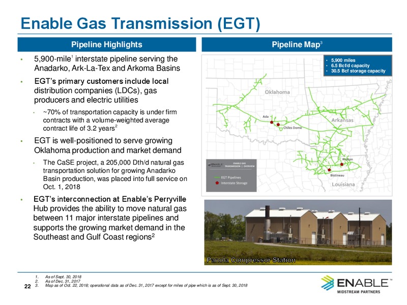 4Q 2018 Investor Presentation – Enable Midstream Partners Lp – slide 20