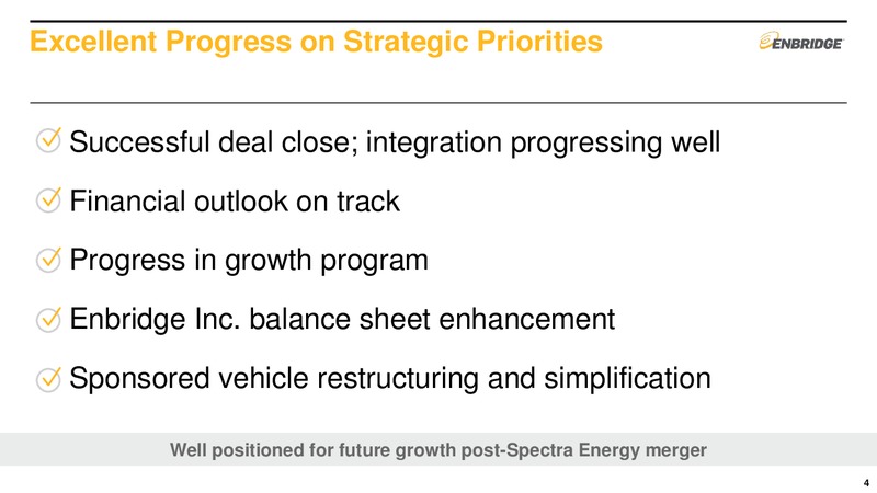 2017 First Quarter Financial Results and Strategic Update – Enbridge Energy Management Llc – slide 3
