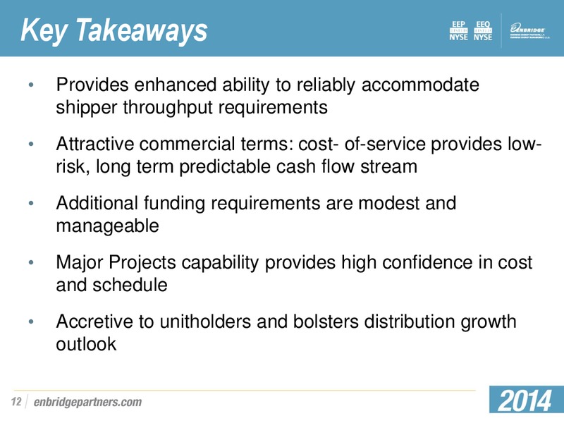 MARCH 2014 INVESTOR PRESENTATION – Enbridge Energy Partners Lp – slide 11