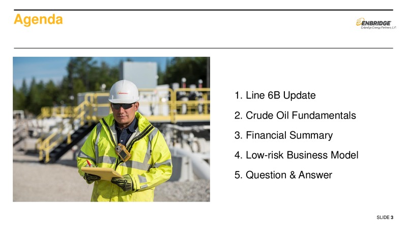 Q2 2016 Earnings Presentation – Enbridge Energy Partners Lp – slide 2