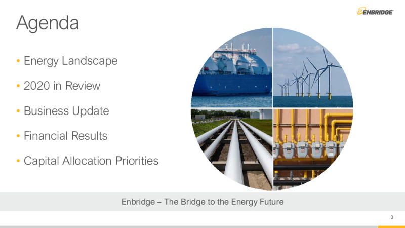 Q4 2020 Financial Results & Business Update – Enbridge Inc. – slide 2