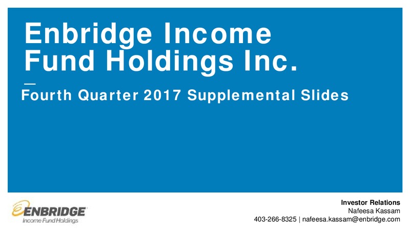 4Q 2017 Earnings Results – Enbridge Inc. – slide 24