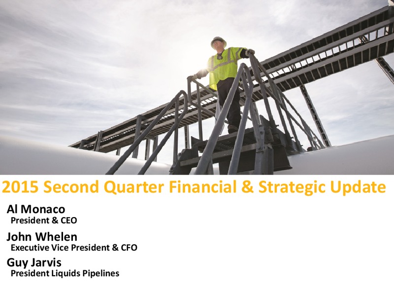 Q2 2015 Earnings Call – Enbridge Inc. – slide 1