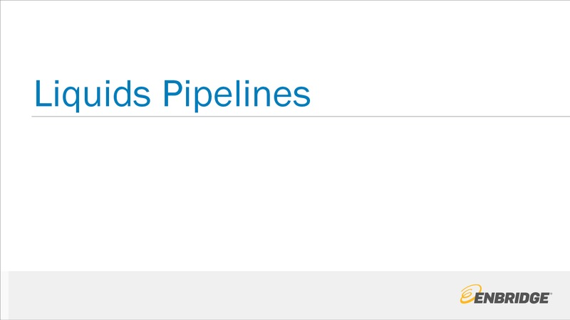 August 2019 Investment Community Presentation – Enbridge Inc. – slide 14