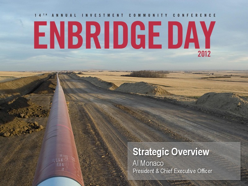 14th Annual investment community conference – Enbridge Inc. – slide 1