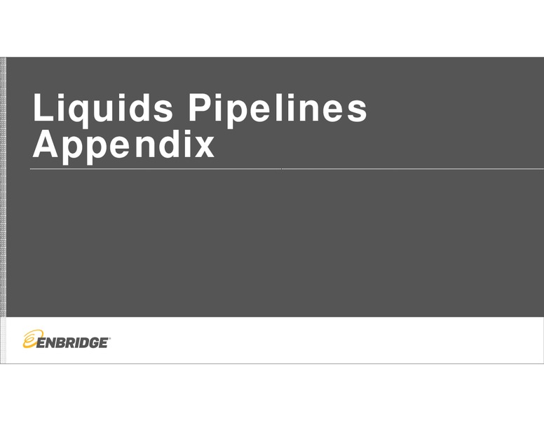 November 2018 Investor Presentation – Enbridge Inc. – slide 17
