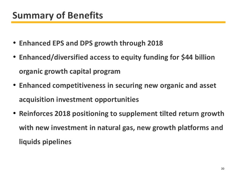 2015 EARNINGS GUIDANCE – Enbridge Inc. – slide 31