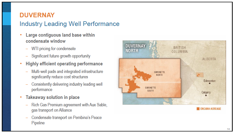 March 2018 Corporate Presentation – Encana Corp – slide 15