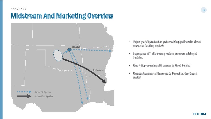 March 2019 Corporate Presentation – Encana Corp – slide 21