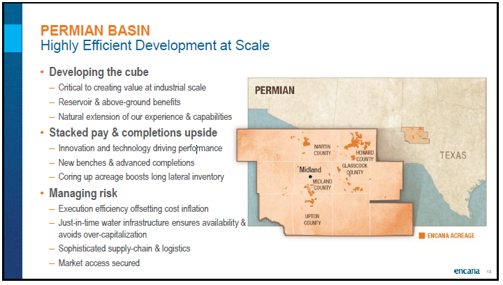 April 2018 Corporate Presentation – Encana Corp – slide 14